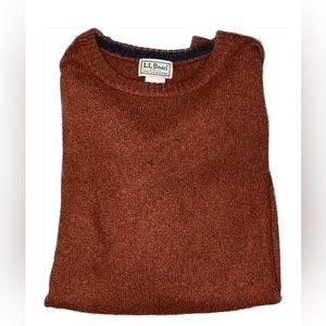 Burgundy LL BEAN sweater XL fantastic condition